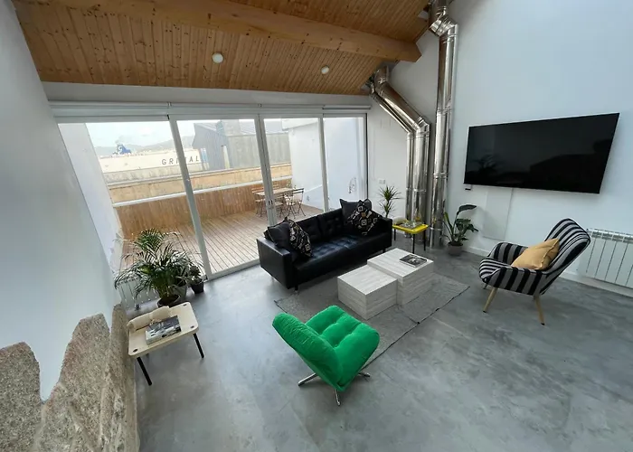 Corazón Casco Viejo ático Appartamento Vigo